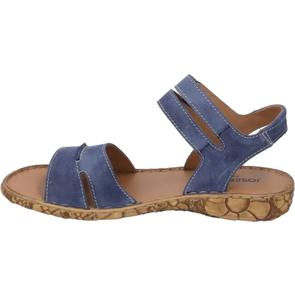 Josef Seibel Damen Sandale Rosalie 47 Leder blau S12 79547