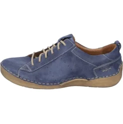 JOSEF SEIBEL Fergey 56 Damen Schnür- Halbschuh Leder blau S12 59656