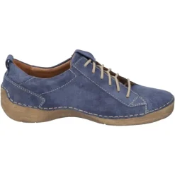 JOSEF SEIBEL Fergey 56 Damen Schnür- Halbschuh Leder blau S12 59656