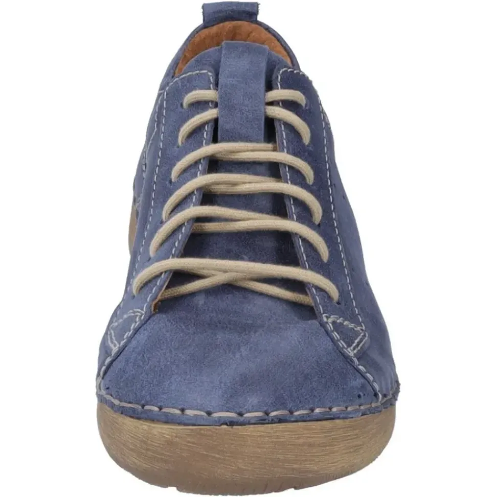 JOSEF SEIBEL Fergey 56 Damen Schnür- Halbschuh Leder blau S12 59656