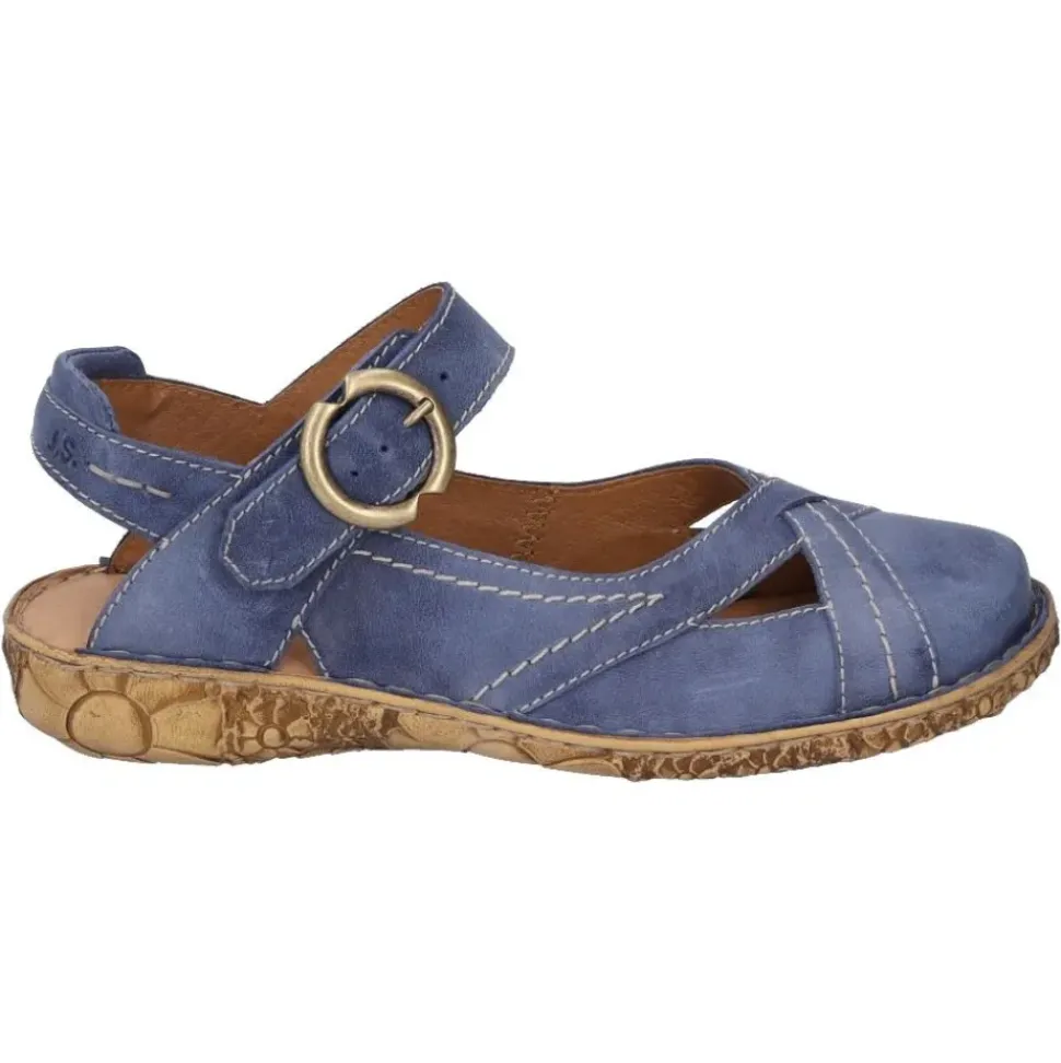 JOSEF SEIBEL Rosalie 49 Damen Sandale Leder blau S12 79549