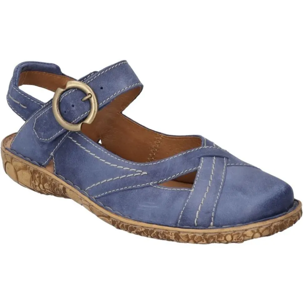 JOSEF SEIBEL Rosalie 49 Damen Sandale Leder blau S12 79549
