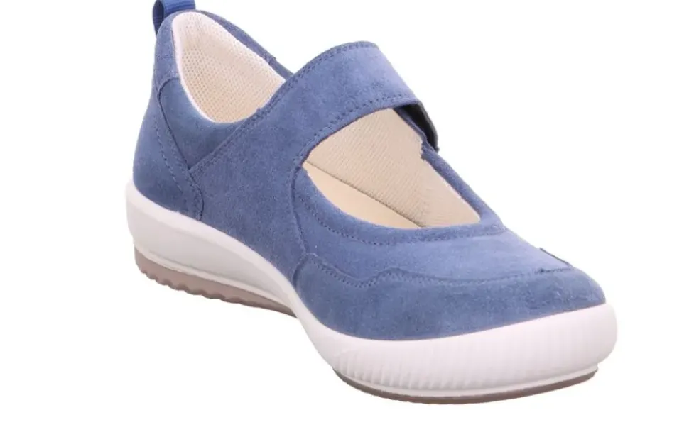 Legero Ballerina aus Veloursleder TANARO 5.0 blau S13 2-000214-8620