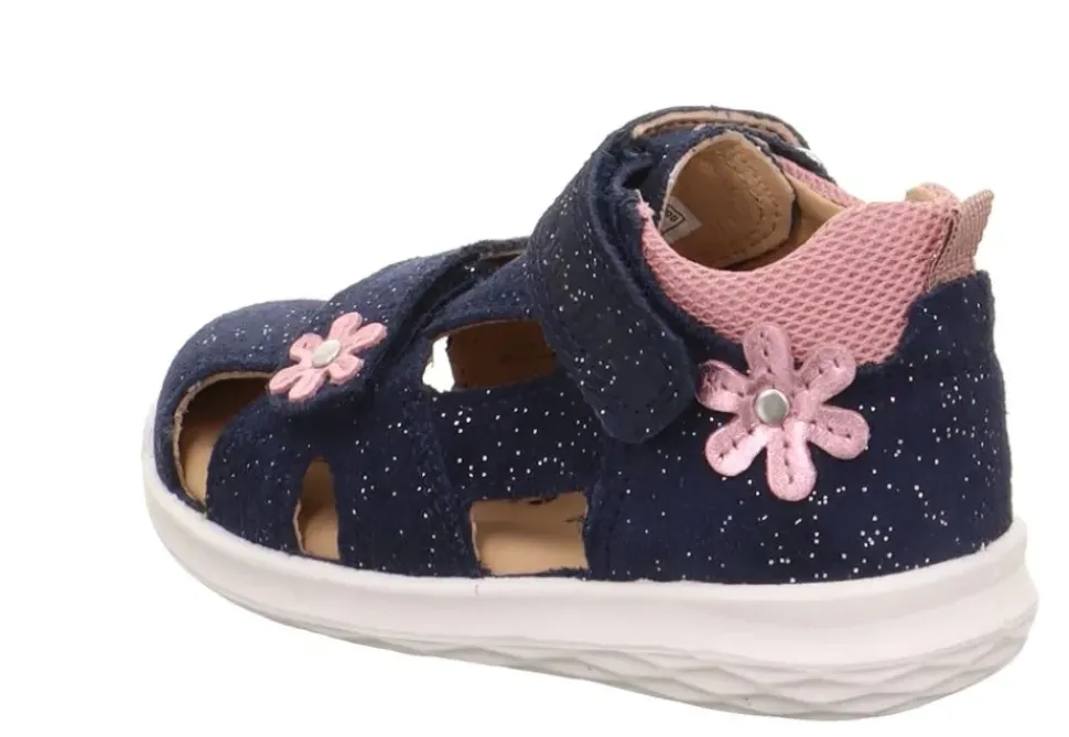 Legero Sandale mit Klettverschluss BUMBLEBEE - blau/rosa S13 1-000388-8000