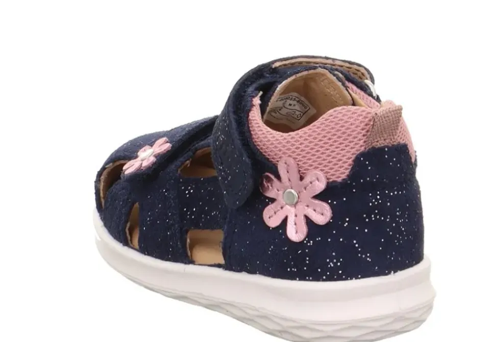Legero Sandale mit Klettverschluss BUMBLEBEE - blau/rosa S13 1-000388-8000