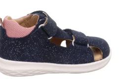 Legero Sandale mit Klettverschluss BUMBLEBEE - blau/rosa S13 1-000388-8000