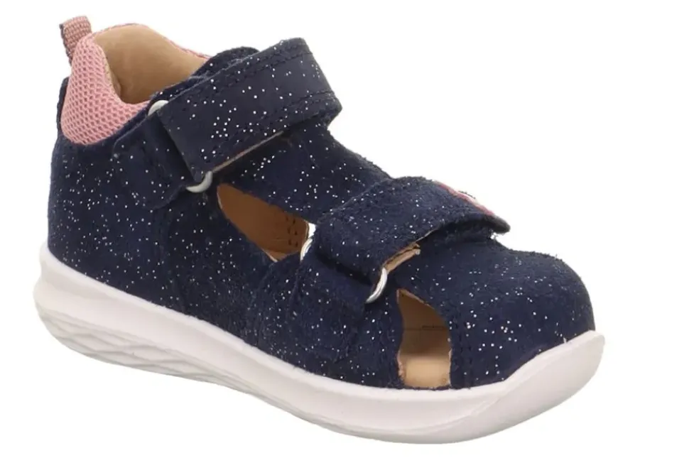 Legero Sandale mit Klettverschluss BUMBLEBEE - blau/rosa S13 1-000388-8000