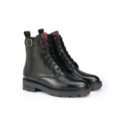 Lloyd Damen Stiefelette Schnürung Leder SCHWARZ 24-291-00