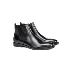 Lloyd Herren FAUSTO Chelsea Boot Leder SCHWARZ 14-162-00