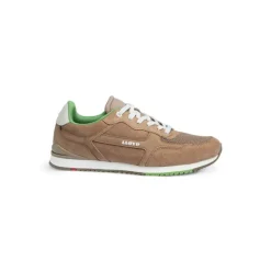 Lloyd Herren Sneaker EGILIO Leder Variofootbed BRAUN/GRÜN 14-418-11