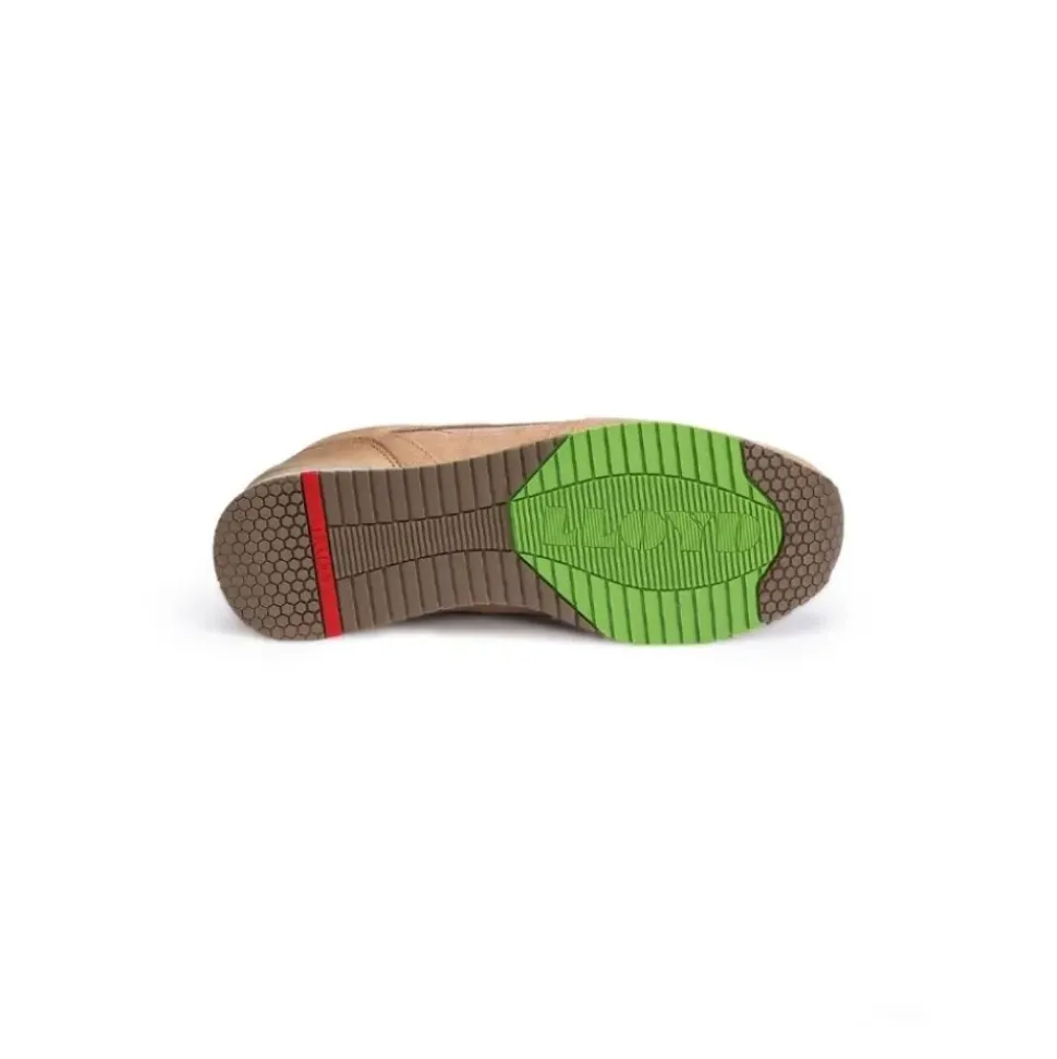 Lloyd Herren Sneaker EGILIO Leder Variofootbed BRAUN/GRÜN 14-418-11