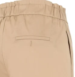 MAC CLEO SUMMER Chino Hose elastischer Bund beige blau S23 0400L304300