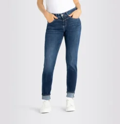 MAC JEANS RICH SLIM  Ankle-Länge 5-Pocket-Design blau S23  0389L590490