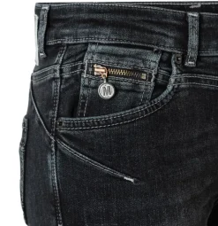 MAC JEANS Rich Slim Five- Pocket- Style umgeschlagener Saum grau S23 0389L576690