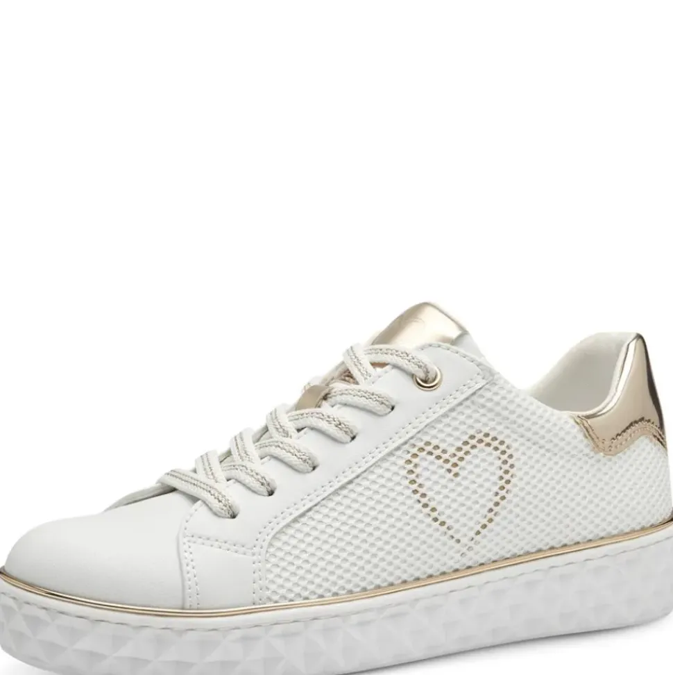 Marco Tozzi by Guido Maria Kretschmer GMK Sneaker Wechselfußbett weiß S14 2-83700-42