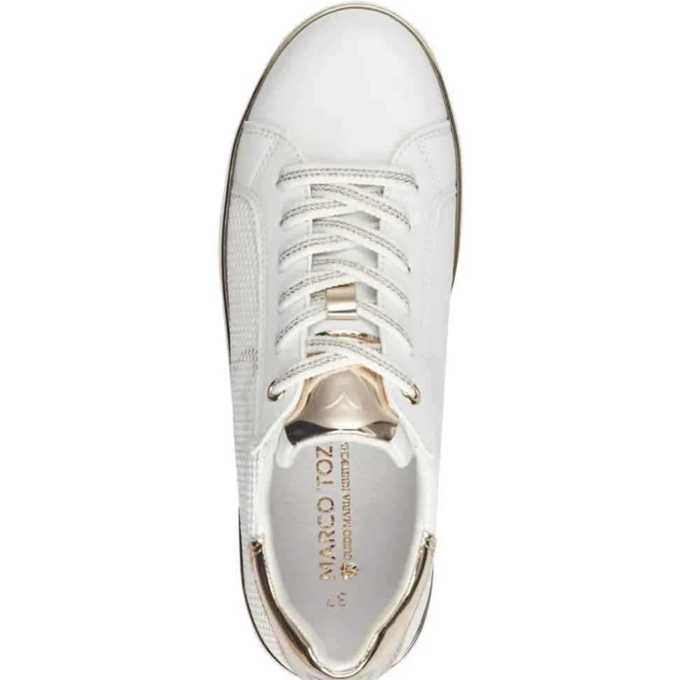 Marco Tozzi by Guido Maria Kretschmer GMK Sneaker Wechselfußbett weiß S14 2-83700-42