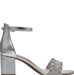 Marco Tozzi Damen Sandalette silber S14 2-28399-42