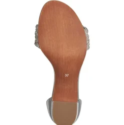 Marco Tozzi Damen Sandalette silber S14 2-28399-42