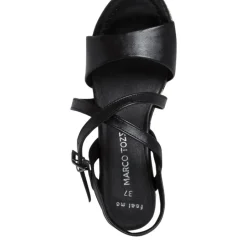 MARCO TOZZI Damen Sandalette Wedges Keilabsatz schwarz S12 2-2-28371-28