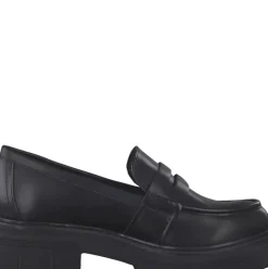 MARCO TOZZI Damen Slipper Loafer Blockabsatz schwarz S22 2-2-24700-29