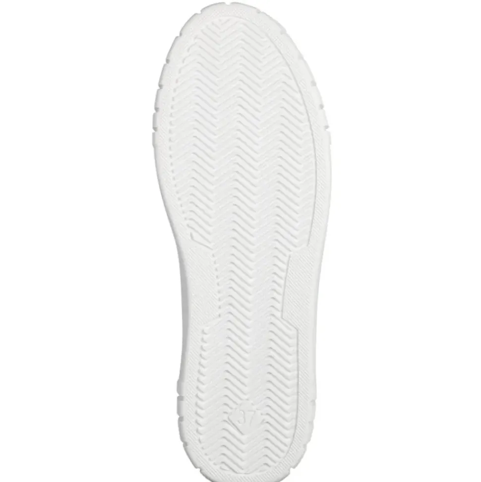 Marco Tozzi Damen Sneaker Vegan Plateausohle Wechselfußbett weiß S14 2-23717-41