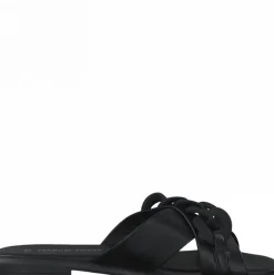 Marco Tozzi Pantolette Leder rosa schwarz S12  2-2-27121-28