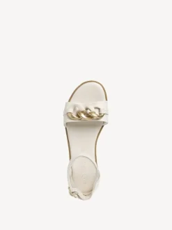 Marco Tozzi Sandale cream/gold S13 2-2-28610-20