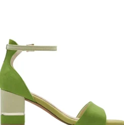 Marco Tozzi Sandalette beige pink grün S14 2-28303-42