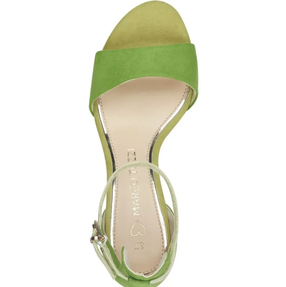 Marco Tozzi Sandalette beige pink grün S14 2-28303-42