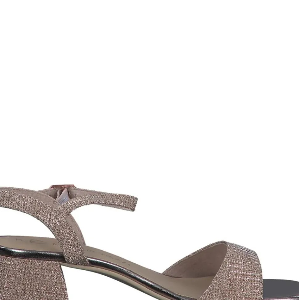 Marco Tozzi Sandalette Strassverzierungen beige S14 2-28331-42