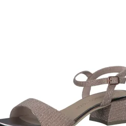 Marco Tozzi Sandalette Strassverzierungen beige S14 2-28331-42
