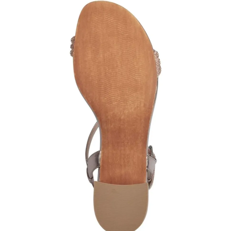 Marco Tozzi Sandalette Strassverzierungen rose S14 2-28233-42