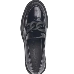 Marco Tozzi Slipper Ketten- Detail schwarz braun S23 2-24705-41