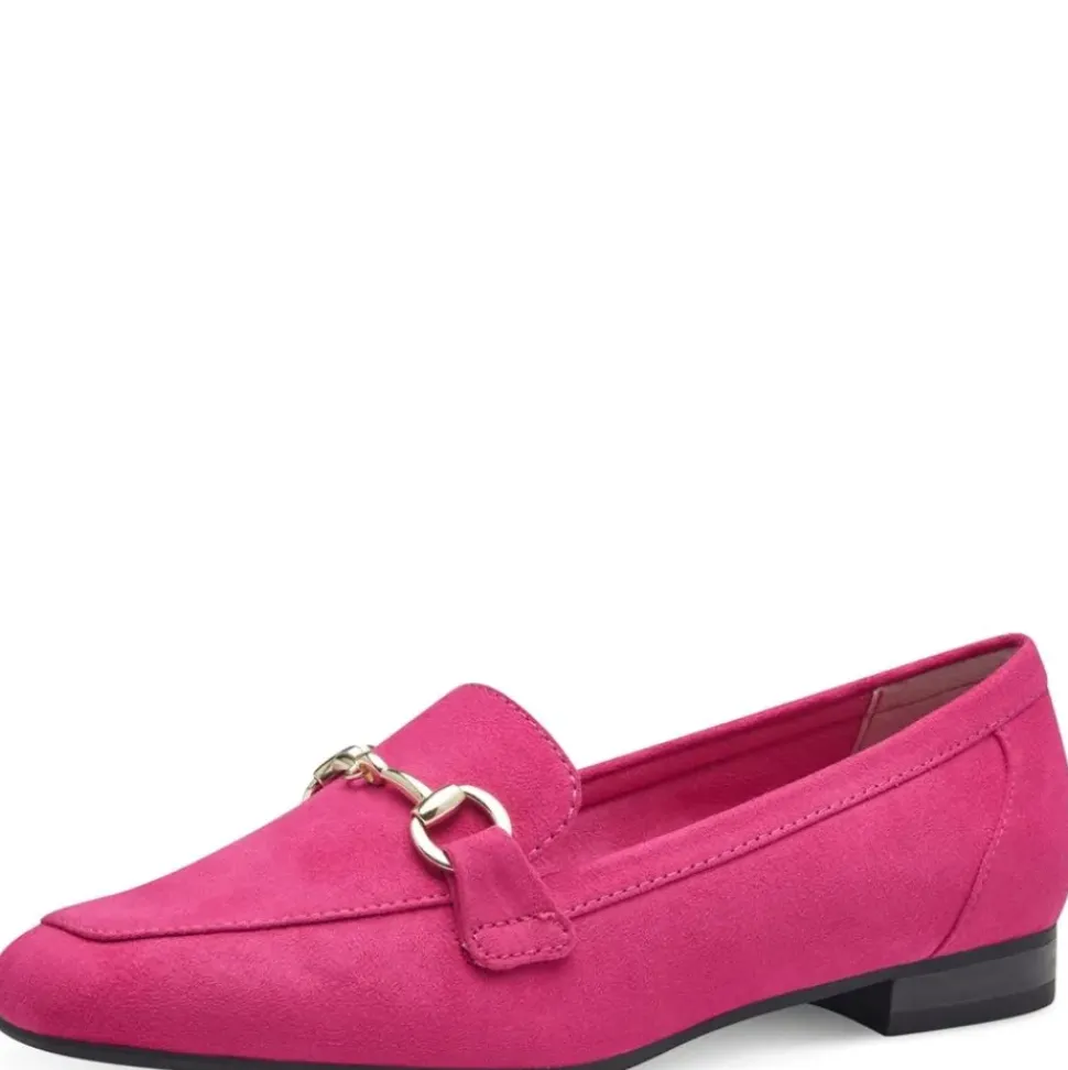 Marco Tozzi Slipper Loafer Kettendetail pink, blau S14 2-24212-42