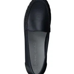 Marco Tozzi Slipper Loafer Leder weiß schwarz S14 2-24600-42
