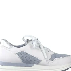 Marco Tozzi Sneaker Reißverschluss weiß hellblau 2-2-23741-28