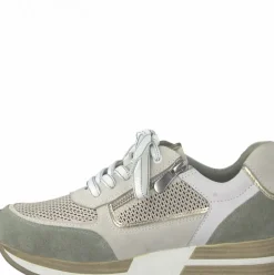 Marco Tozzi Sneaker weiß grün Reißverschluss 2-2-23732-28