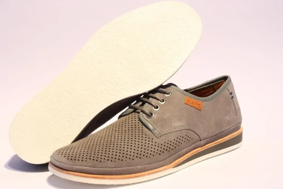 Marc Shoes ALVAR Herren Schnürschuh Halbschuh grau 831102