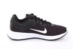 Nike W REVOLUTION 6NN Damen Sneaker BLACK/ WHITE WHITE/ METALLIC schwarz weiß S12 DC3729