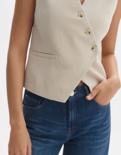 OPUS Anzugweste WANTIA Slim aus feinem Cord S24 1030235282275