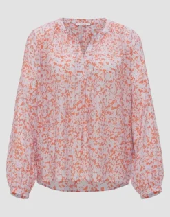 OPUS Bluse FAISY DAYLIGHT Loose aus Viskose Mix llila S14 10163312061242