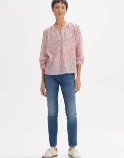 OPUS Bluse FAISY DAYLIGHT Loose aus Viskose Mix llila S14 10163312061242