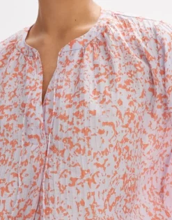 OPUS Bluse FAISY DAYLIGHT Loose aus Viskose Mix llila S14 10163312061242