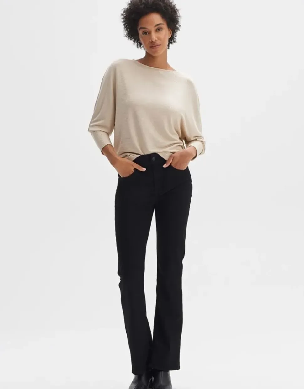 Opus Boxy Shirt Sedermi beige S23 1023819454228