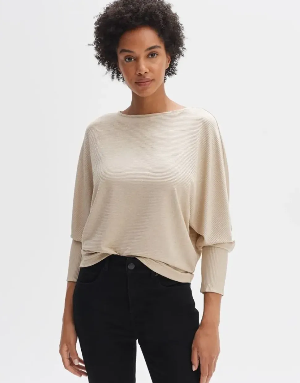 Opus Boxy Shirt Sedermi beige S23 1023819454228