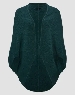 OPUS Cape Amaryllis check Strickponcho S23 2067111554211