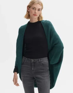OPUS Cape Amaryllis check Strickponcho S23 2067111554211