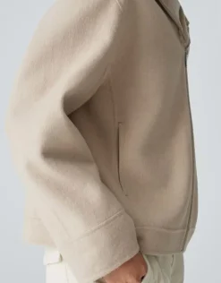 OPUS Damen Blazerjacke JETTY Wollmix beige S24 10334812558298