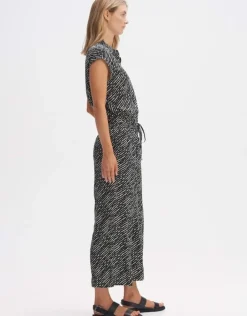 OPUS Jumpsuit Overall MARELLO Relaxed  Viskose schwarz S14 10288912301100