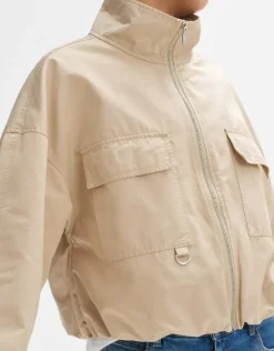OPUS Kurzjacke HANNEKA Loose im Utility Look beige S14 10259812071242